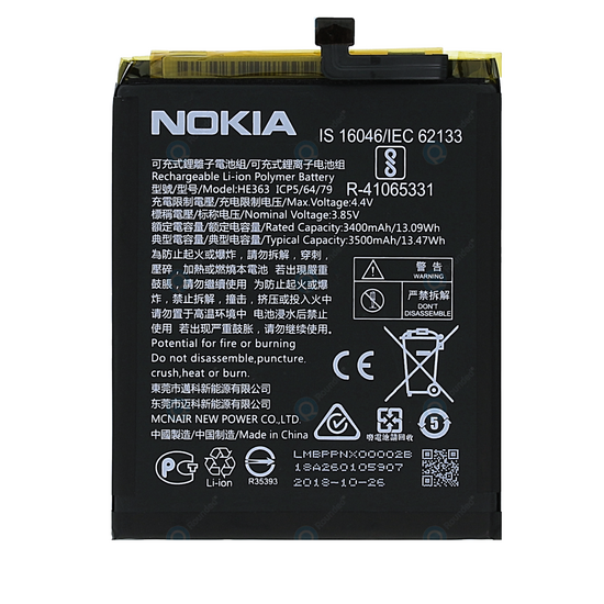 Premium Original Battery For Nokia 8.1 (HE363) 3500mAh (1 Yaer Warranty)