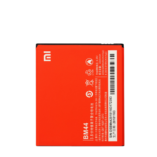 Premium Original Battery For Xiaomi Redmi 2 (BM44) 2650mAh (1 Year Warranty)